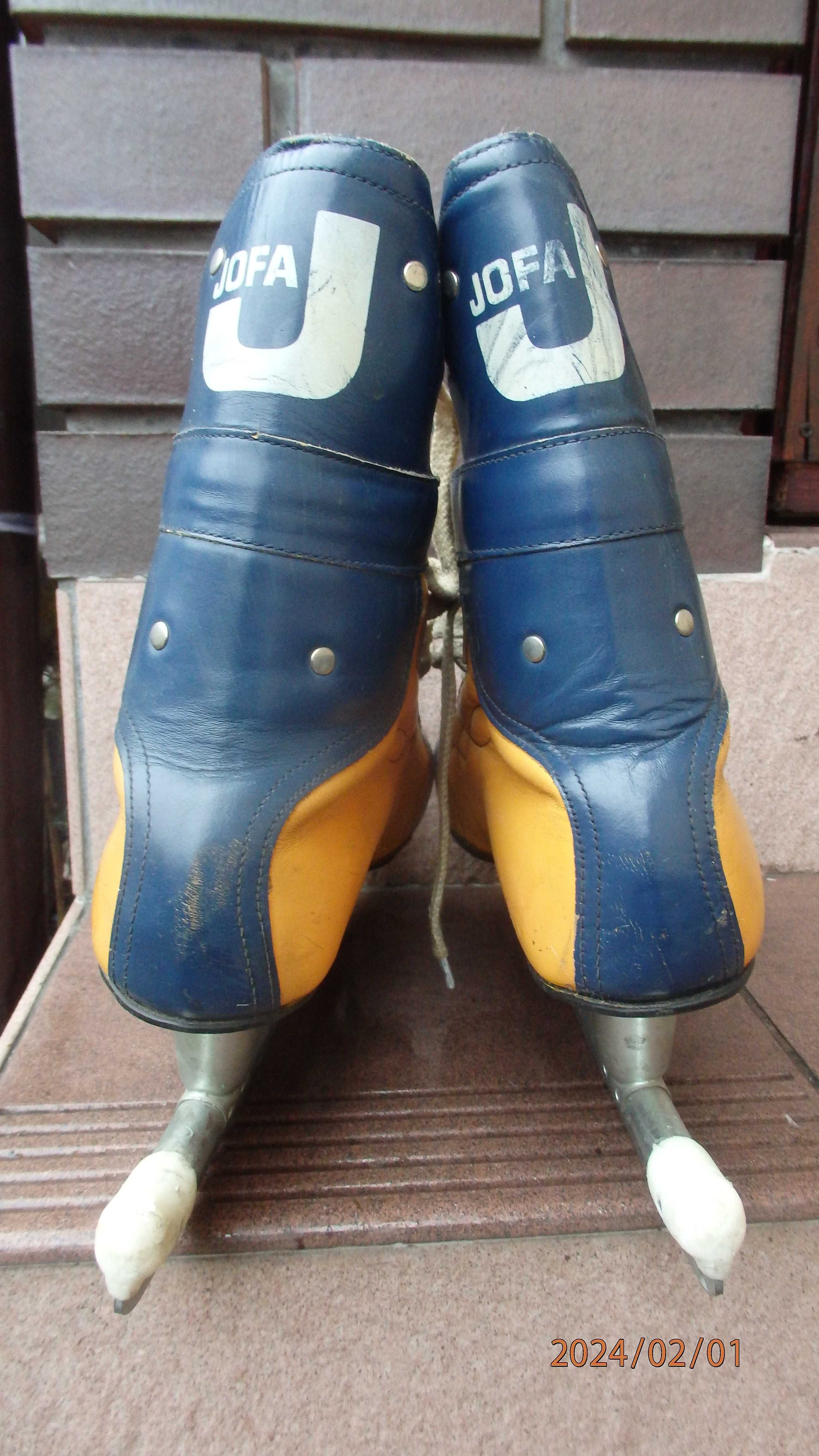 Buty zimowe męskie z łyżwami firmy Jofa (Szwecja) rozmiar 42.