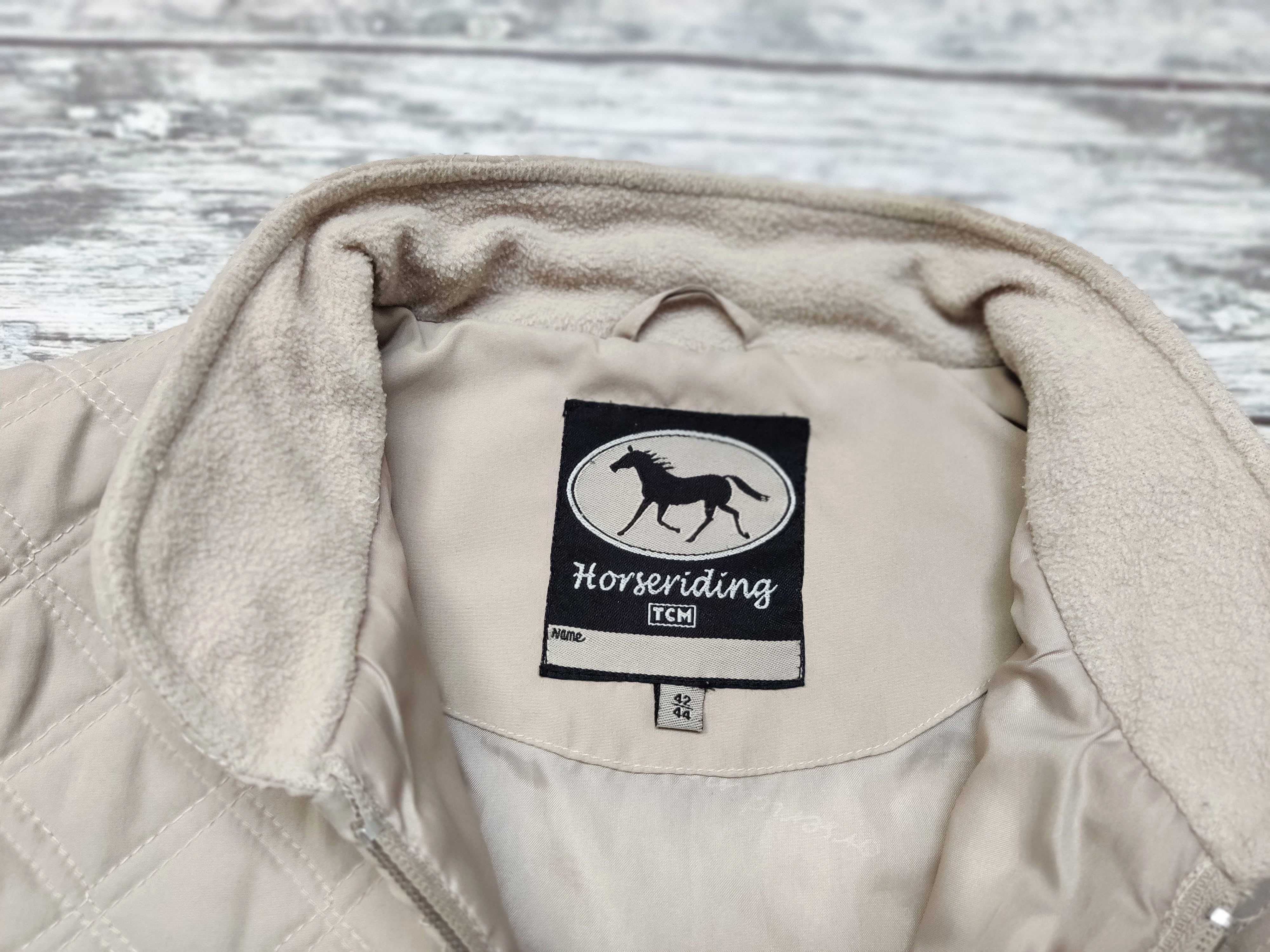 Horseriding TMC beżowa kamizelka jeździecka bezrękawnik/44