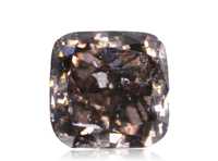 Naturalny Diament 0.21ct Brązowy Cushion I2