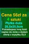 Płytka duża konstrukcyjna 25,5x25,5cm  kompatybilna z LEGO 4sztuki