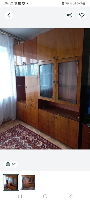 Тумбочка бу  та стінка в нормальному стані