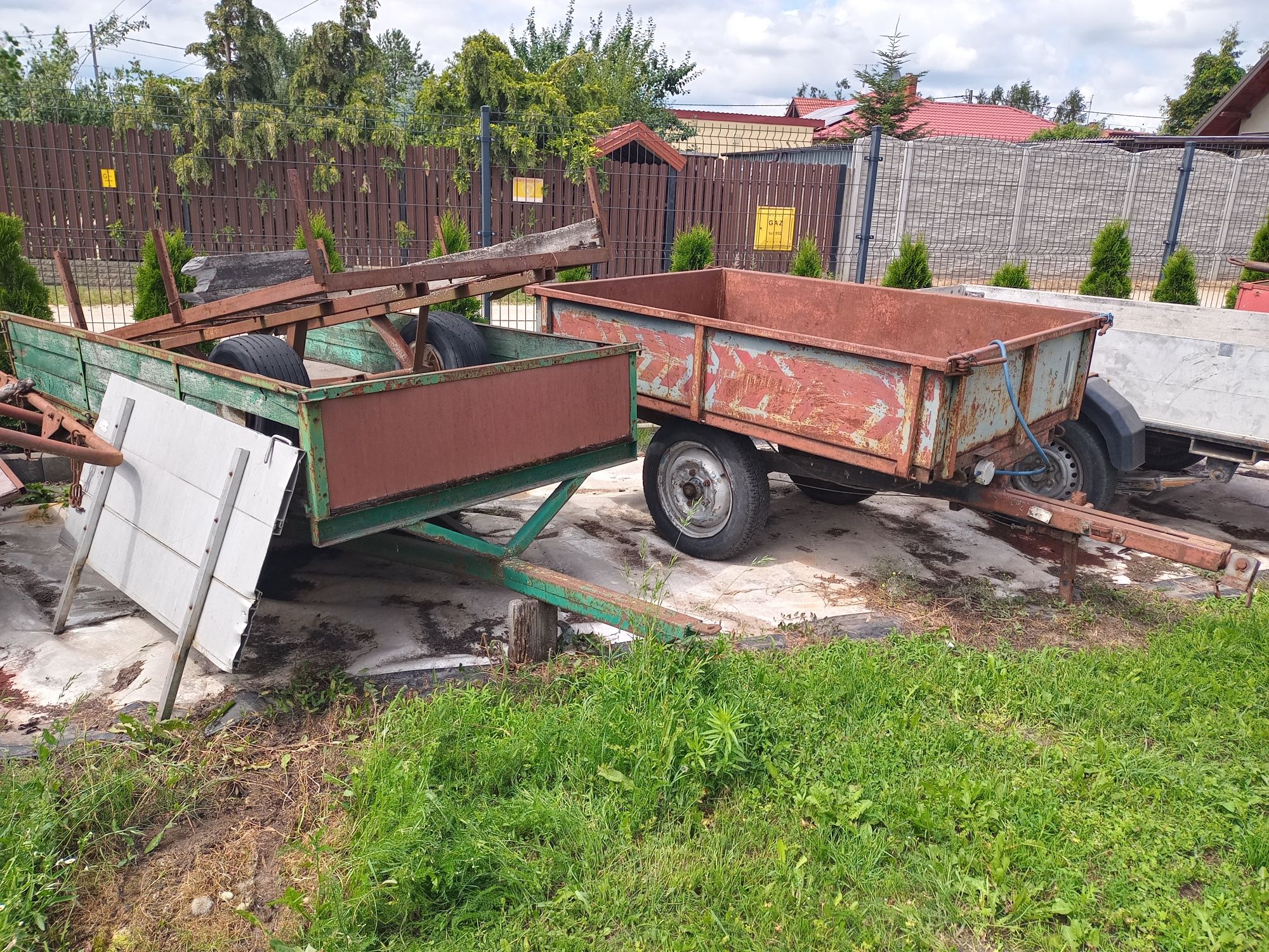 Przyczepka do DZIK mf70 terra vari gutbrod jednoosiowy traktorek