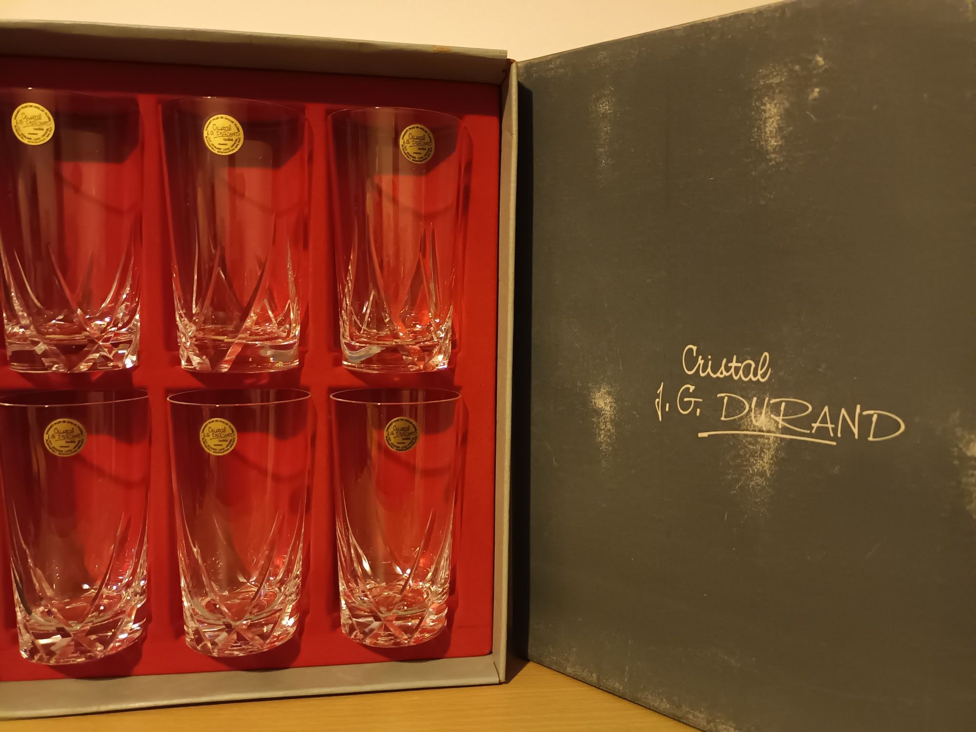 Serviço Copos Cristal J.G.Durand (6 Água)