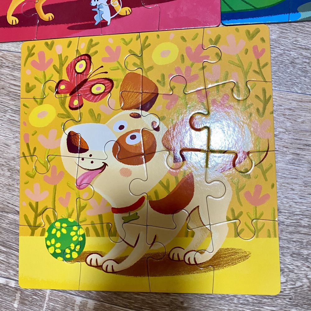 puzzle dodo 3+ детские пазлы картон для малышей