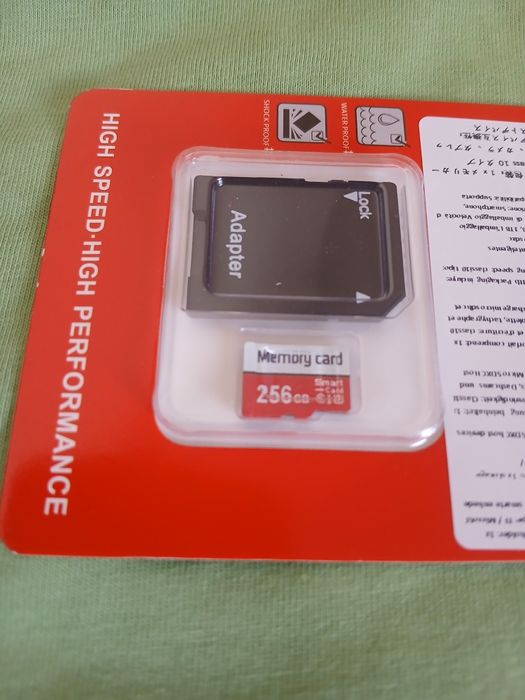 Cartão de memória 256GB