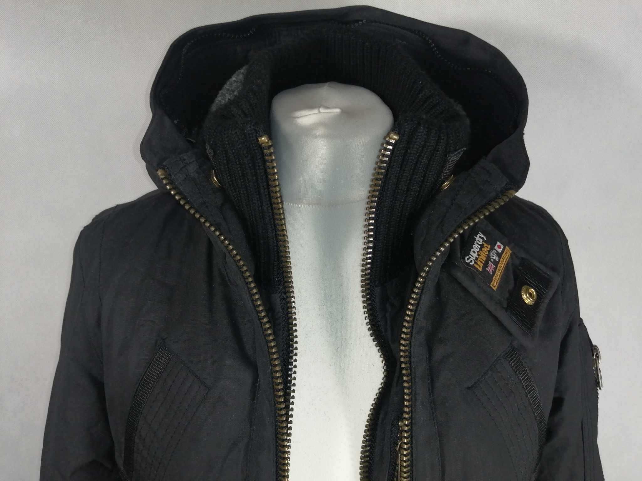 SUPERDRY Limited Edition Kurtka Zimowa Damska Parka XS Super Stan