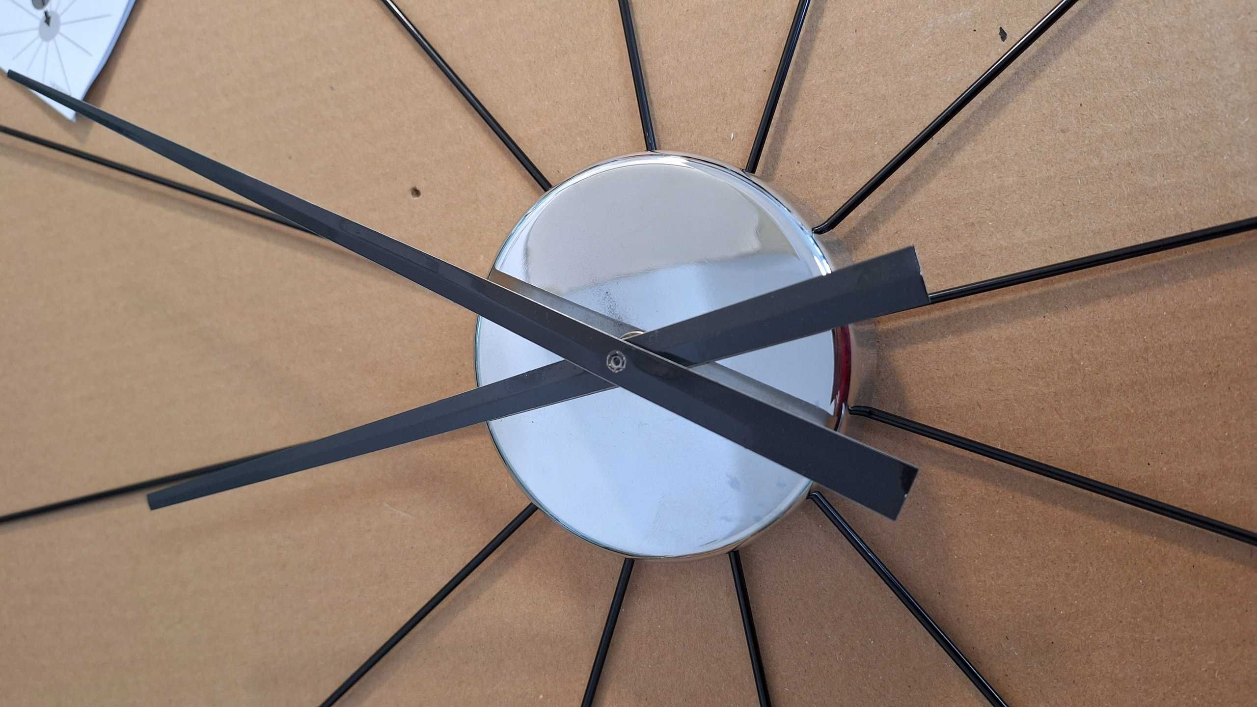 Zegar ścienny Kare Design czarny 100cm