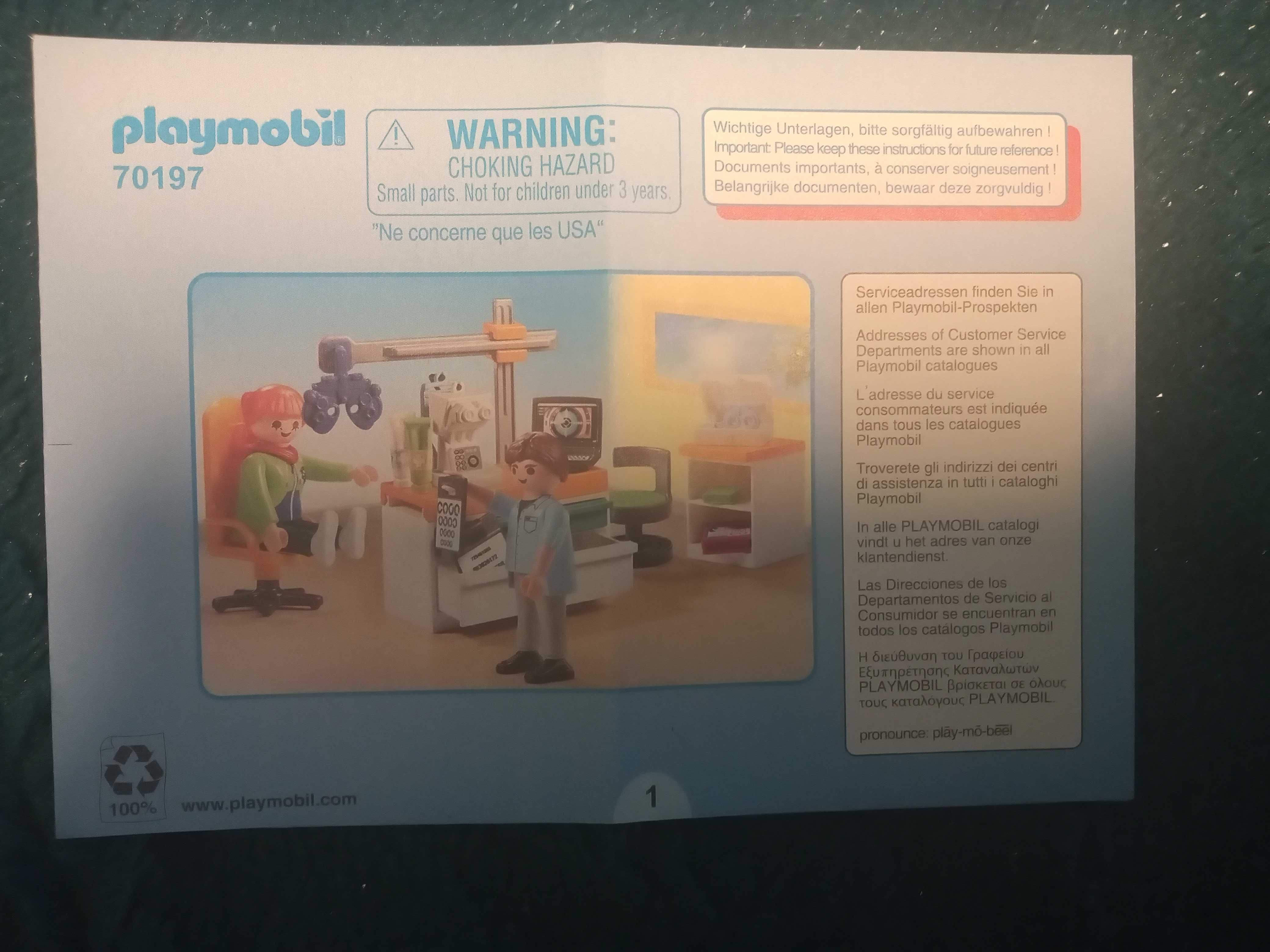 Playmobil 70197 okulista