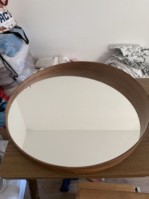 Lustro Ikea Stockholm 80cm orzech