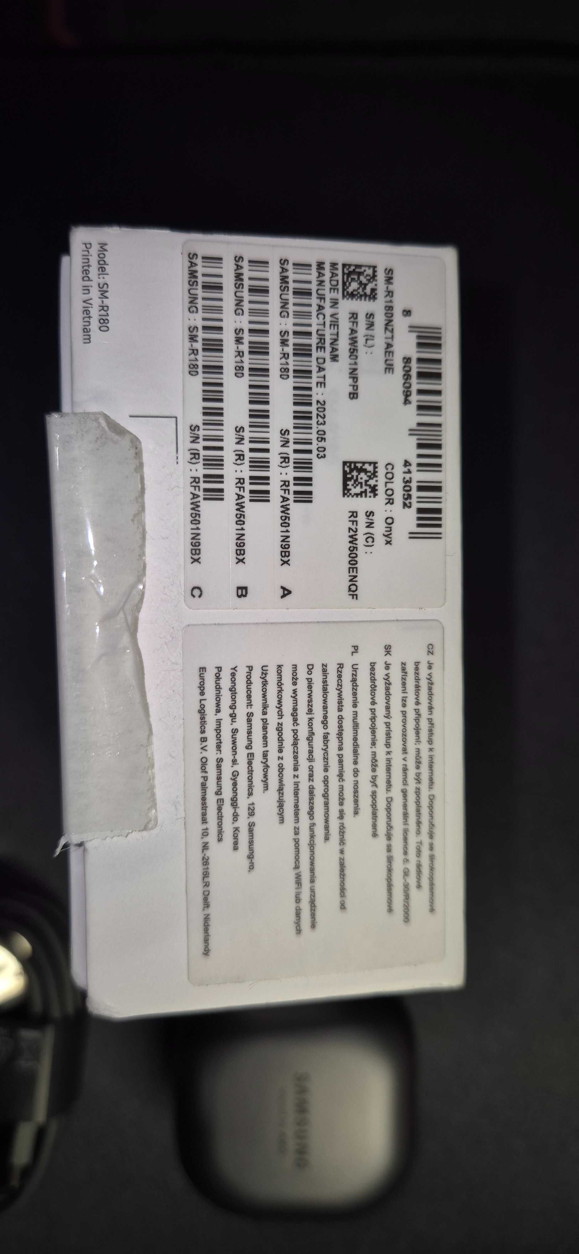 Słuchawki douszne SAMSUNG Galaxy Buds Live ANC, JAK NOWE