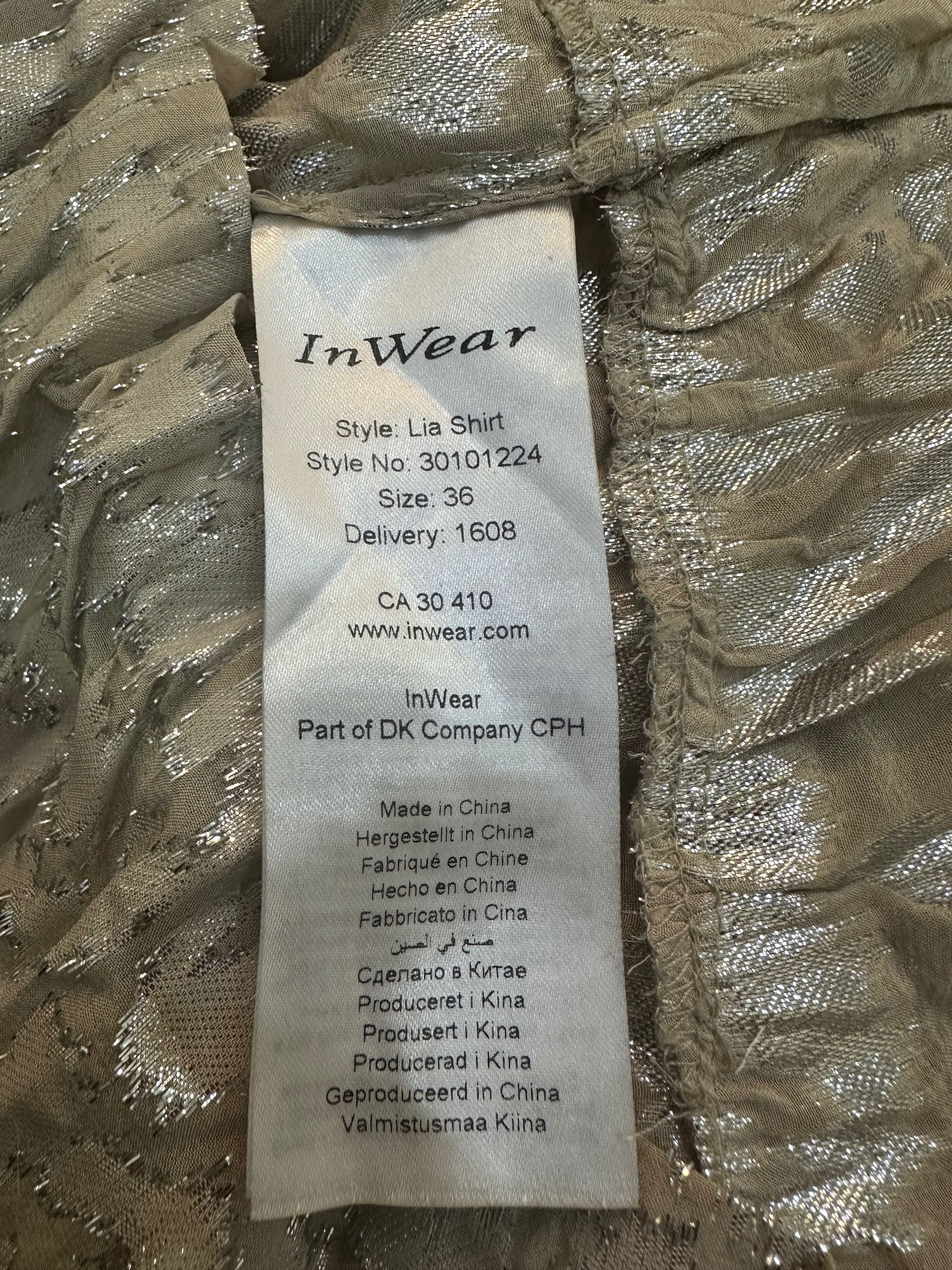 bluzka jedwabna silk inwear s 36 sylwester
