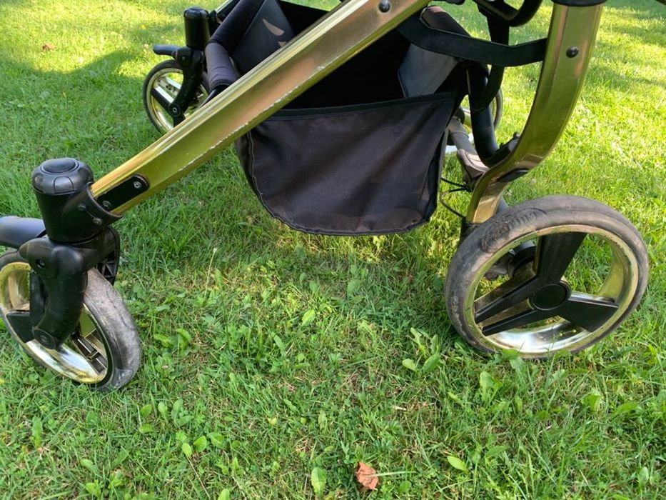 Wózek bliźniaczy junama diamond duo, foteliki, spacerówka