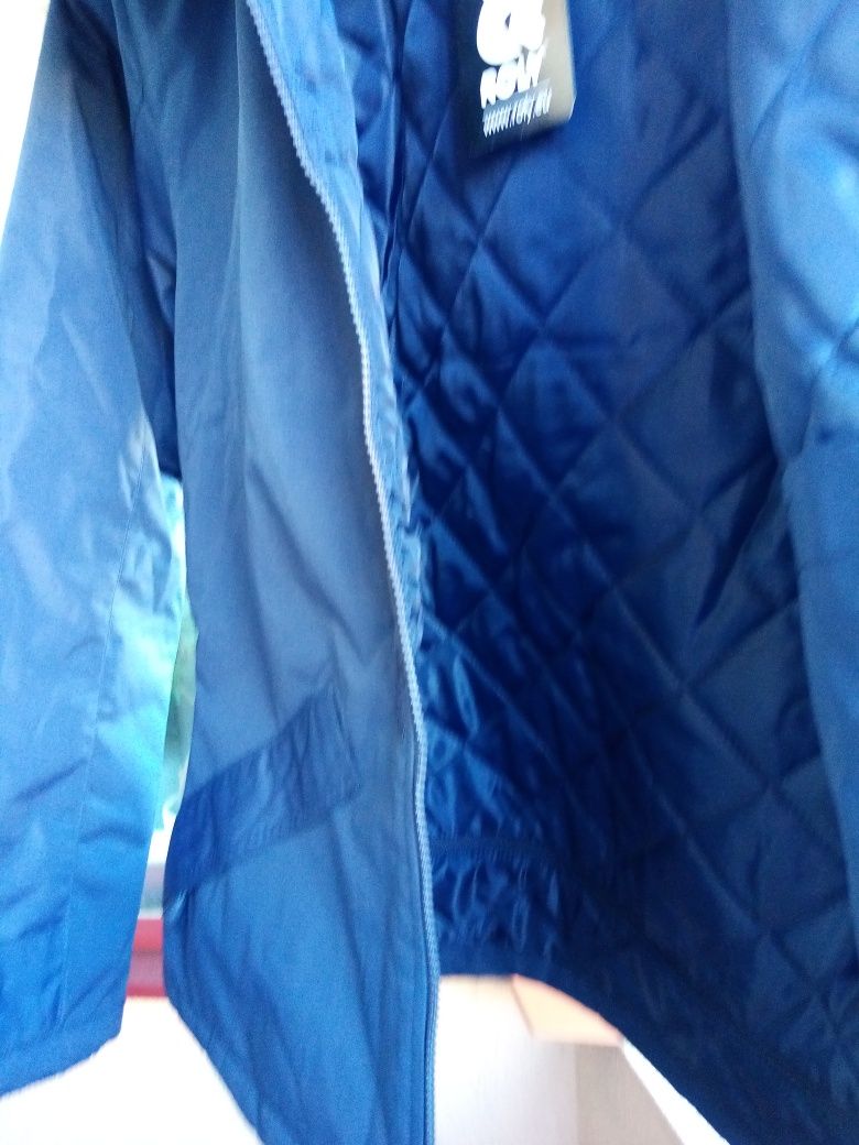 Parkas impermeável, acolchoada, micropolar, azul escuro, mulher e home