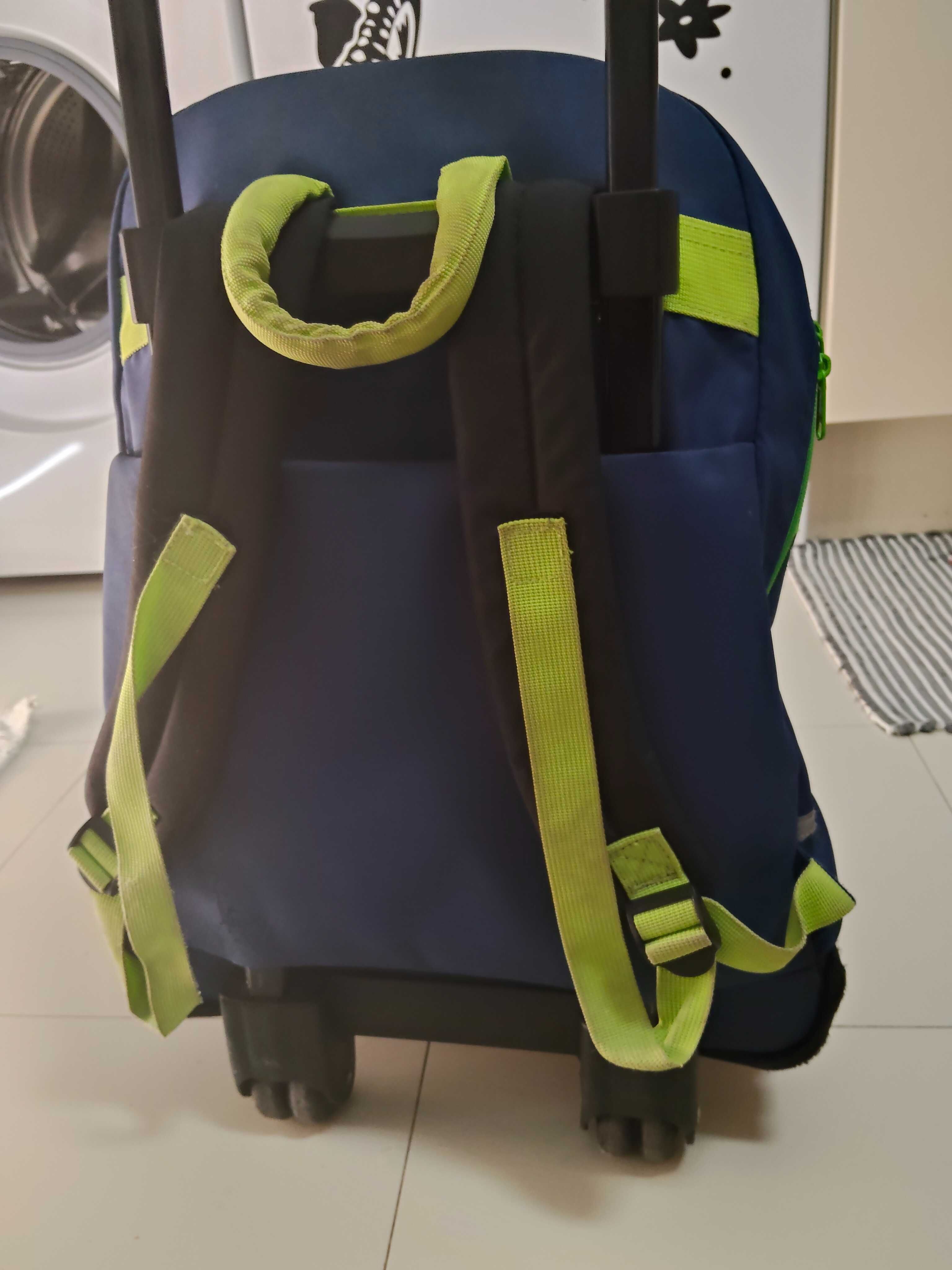 Mochila de criança com trolley