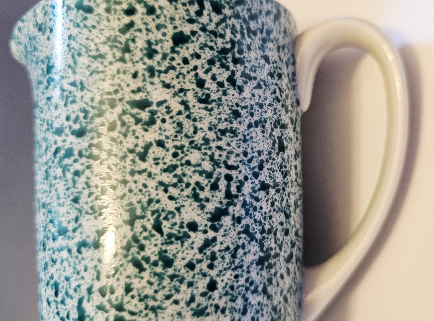 Porcelanowy mlecznik Ćmielów unikatowy design z epoki PRL W. Potacki