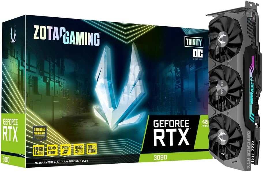 Zotac GeForce RTX 3080 TRINITY OC 12Go Karta Graficzna NOWY