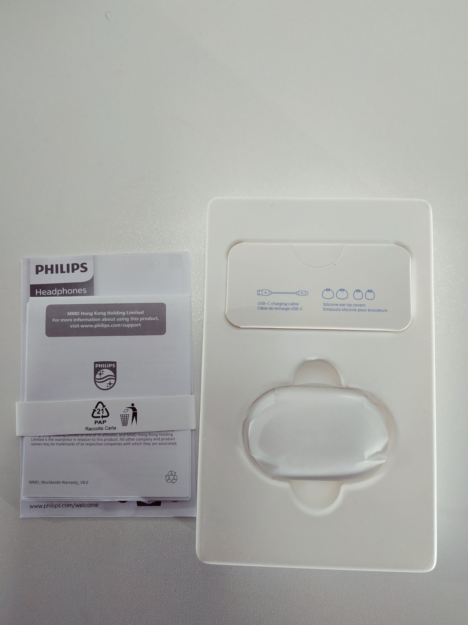 Беспроводные наушники Philips TAT 1207WT/00 навушники бездротовi