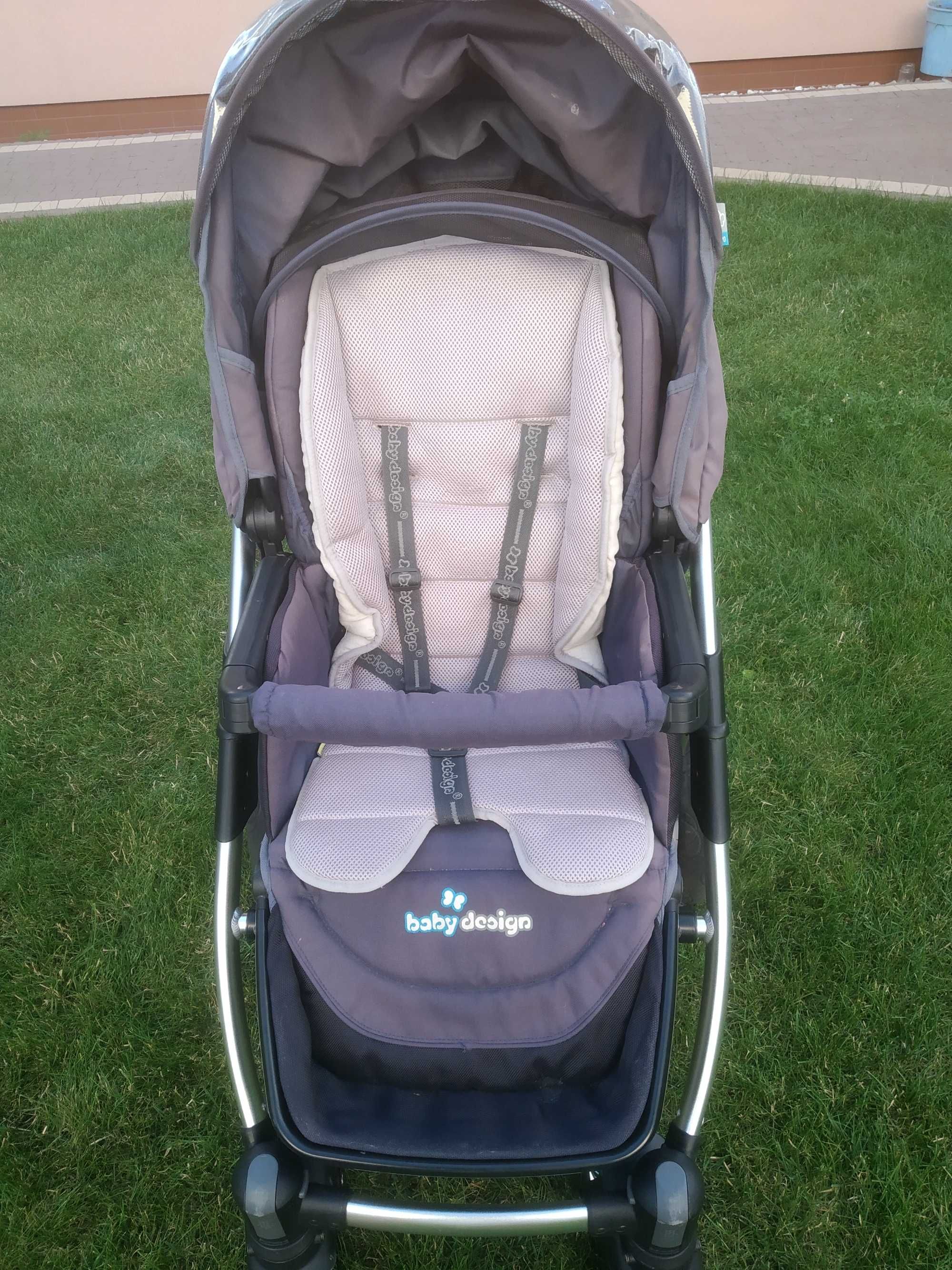 Sprzedam wózek 3 w 1 Baby Design (gondola, spacerówka, nosidełko)