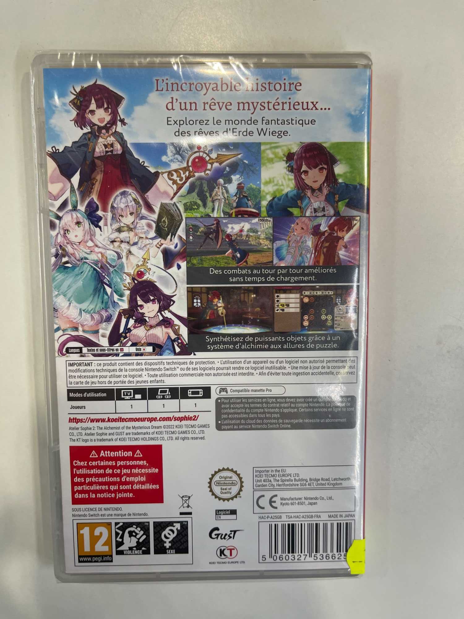 Atelier Sophie 2: The Alchemist of the Mysterious Dream Switch NOWA