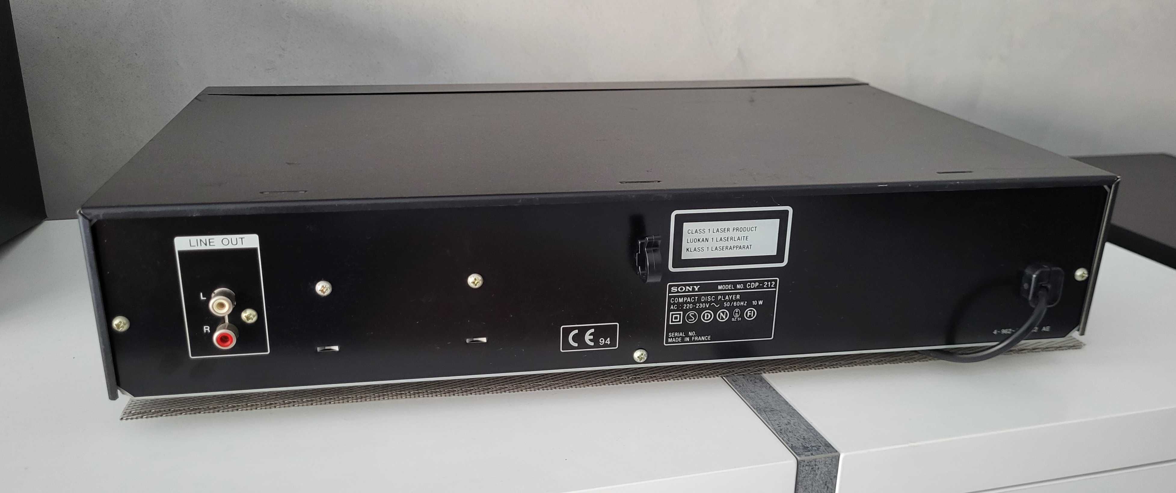 SONY CDP-212 odtwarzacz CD z pilotem