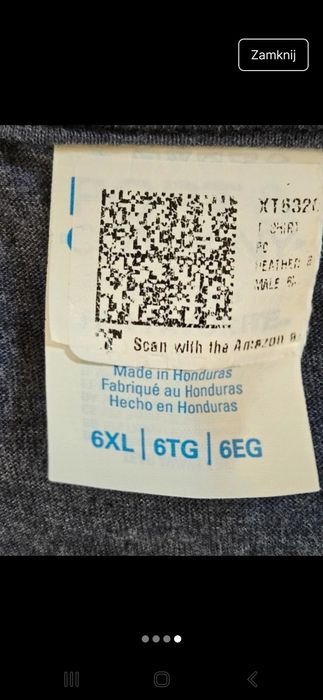 T-shirt niewielki 6XL