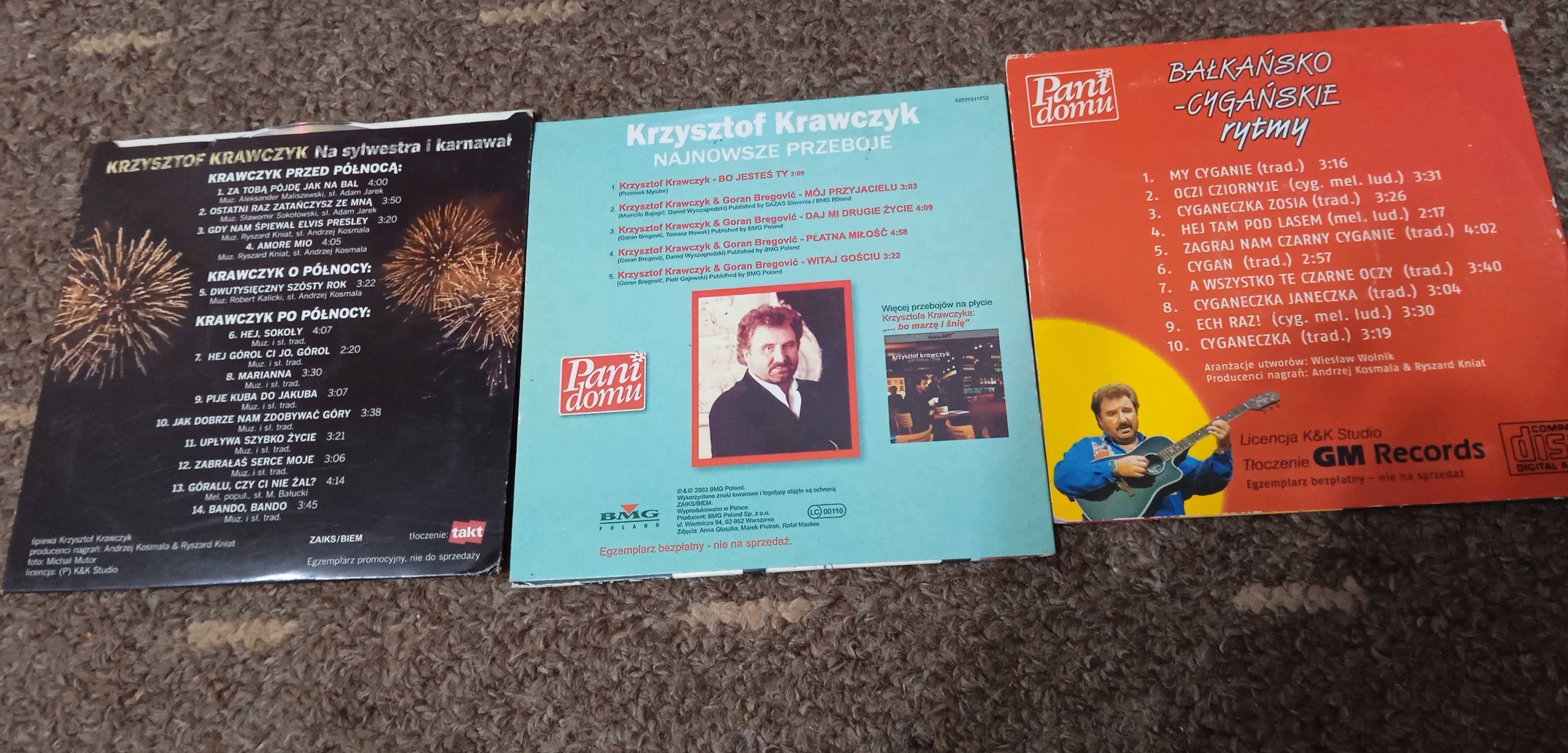 Cd z przebojami Krzysztofa Krawczyk