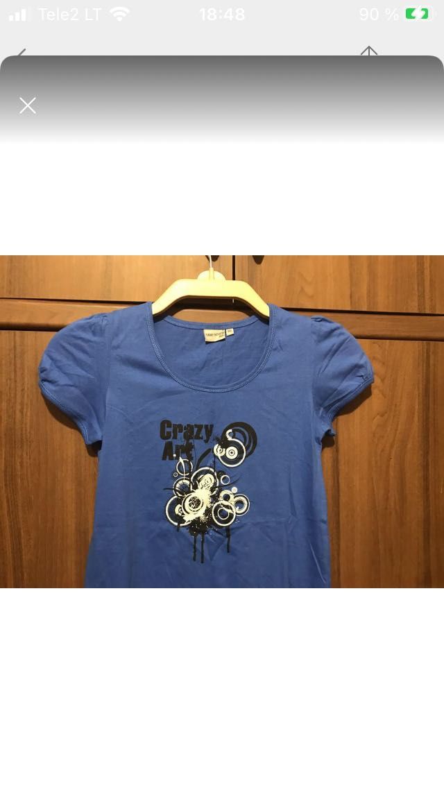 Нова фірмова футболка на дівчинку р 140