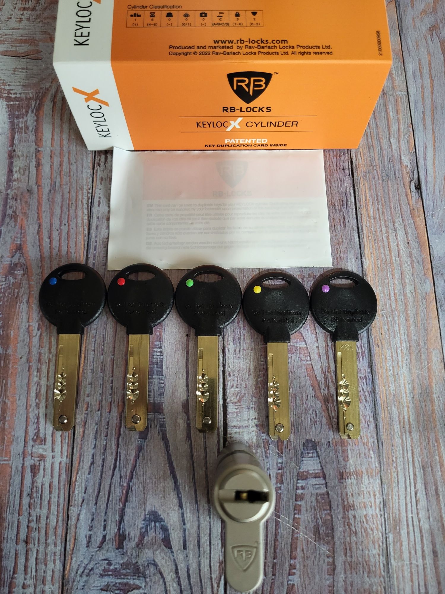 Циліндр замок RB-LOCKS Israil від multlock