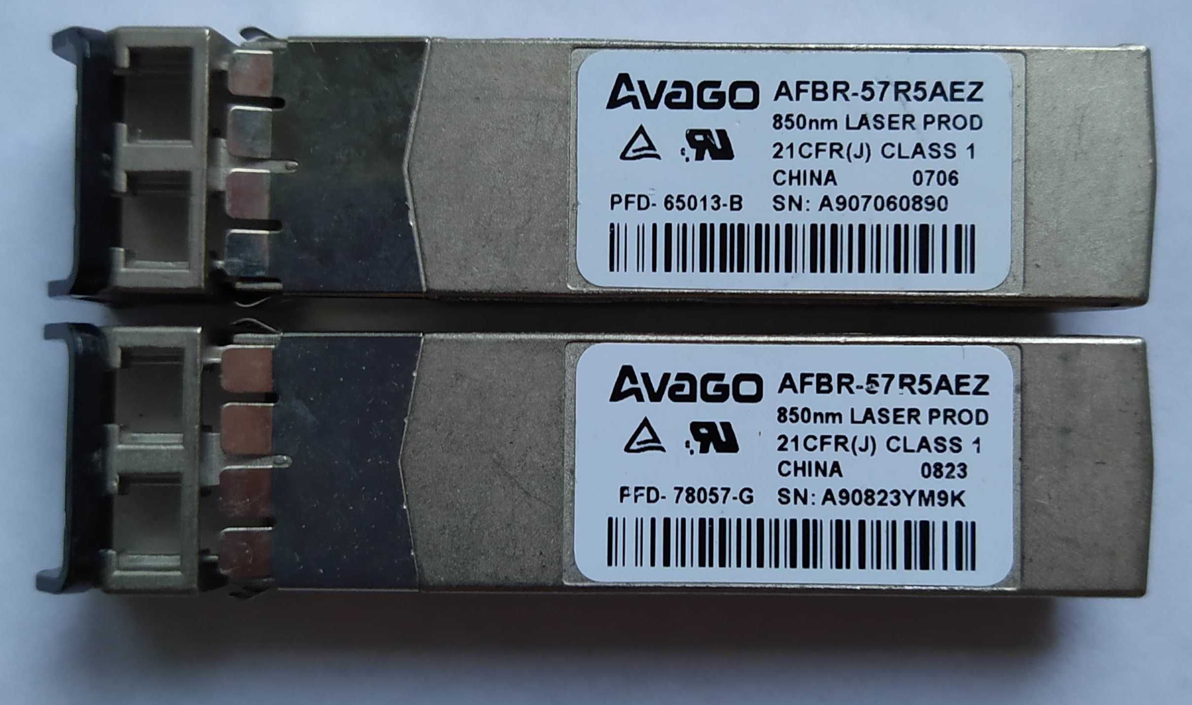 Оптический SFP трансивер Agilent-Avago Broadcom AFBR-57R5AEZ 850nm 4Gb