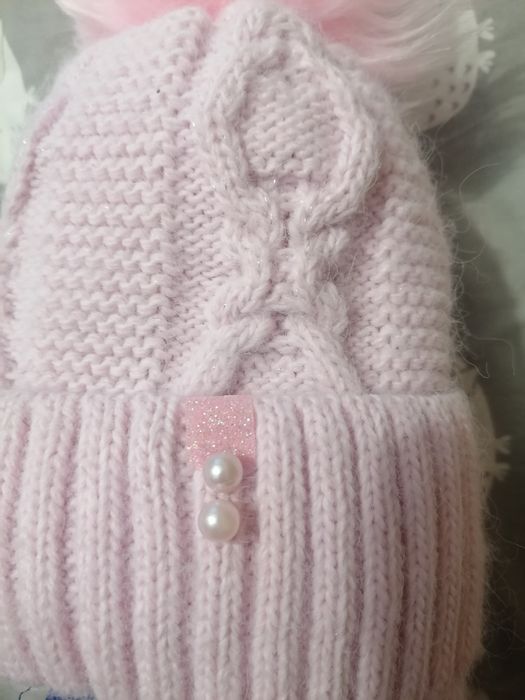 Шапочка зимова для дівчинки 48-50
