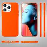 Z DEFEKTEM Plecki etui NALIA do iPhone 15 Pro Max neonowe pomarańczowe
