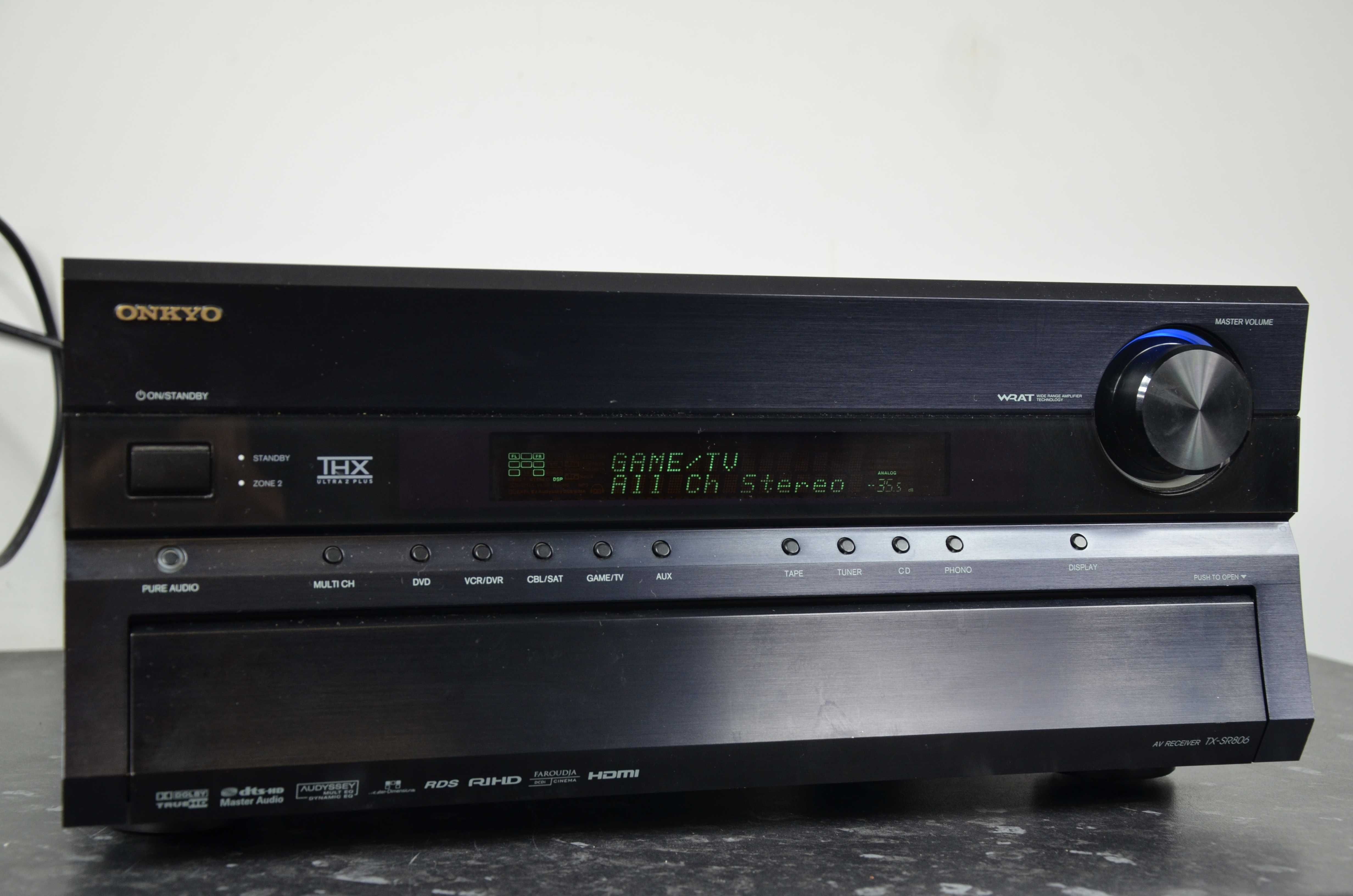 Amplituner7.1 ONKYO TX-SR806 HDMI PILOT okazja oryginał