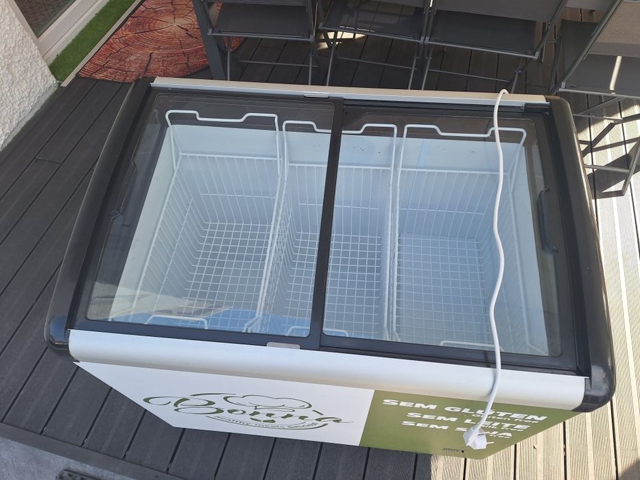 Arca congeladora com vitrine em ótimo estado