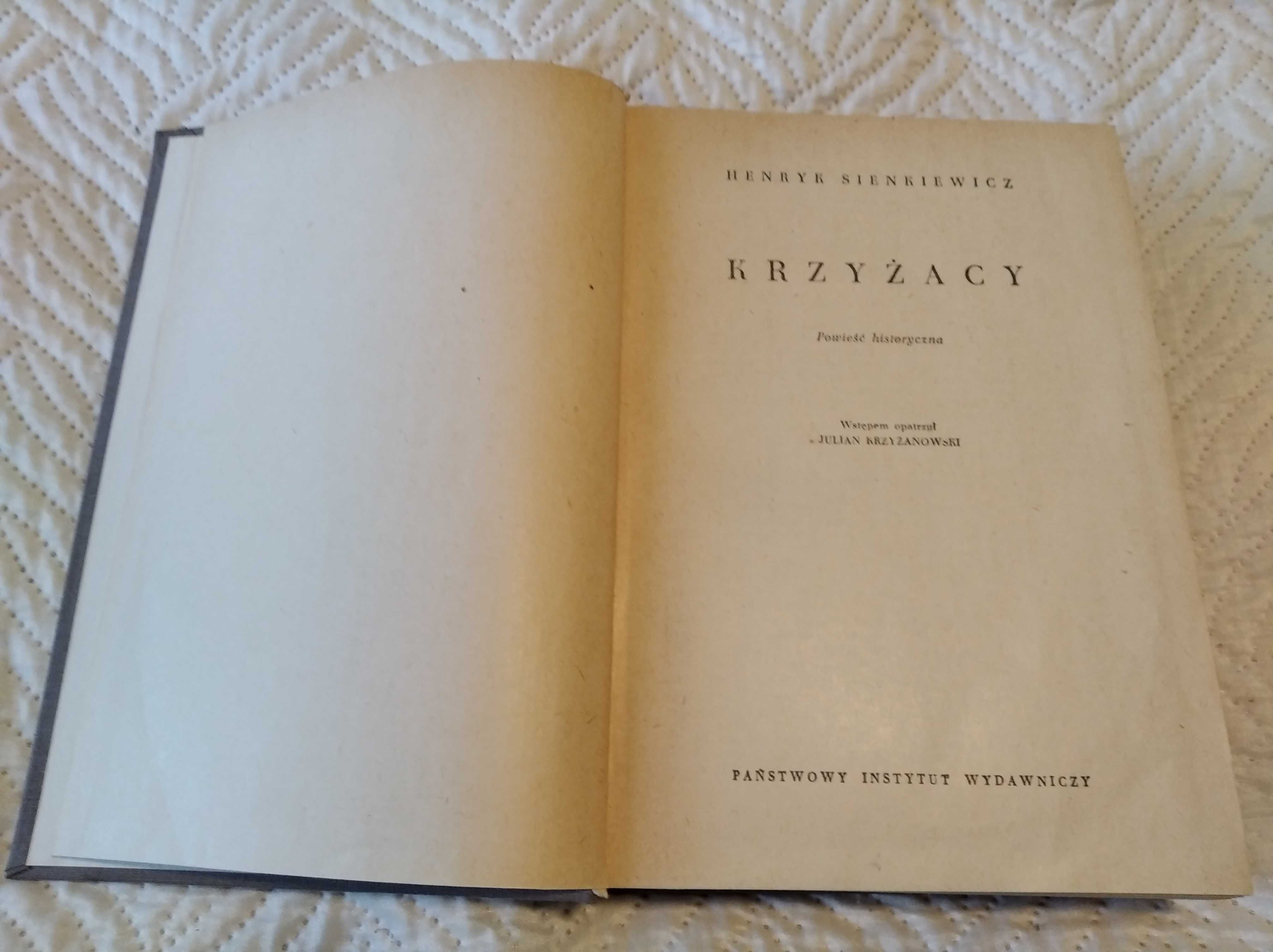 Krzyżacy Henryk Sienkiewicz 1965r.