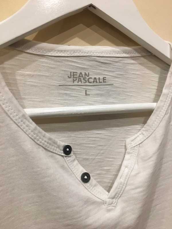 Koszulka biała L Jean Pascale męska