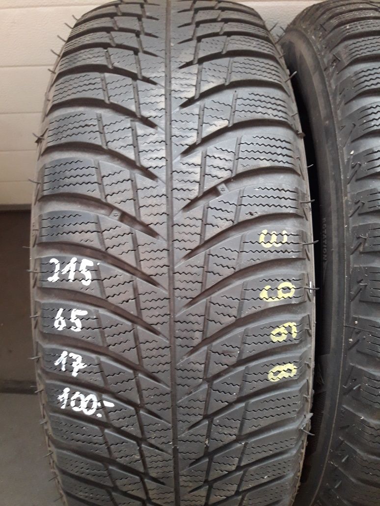 2 Opony Zimowe 215/65/17 Bridgestone Blizzak LM001