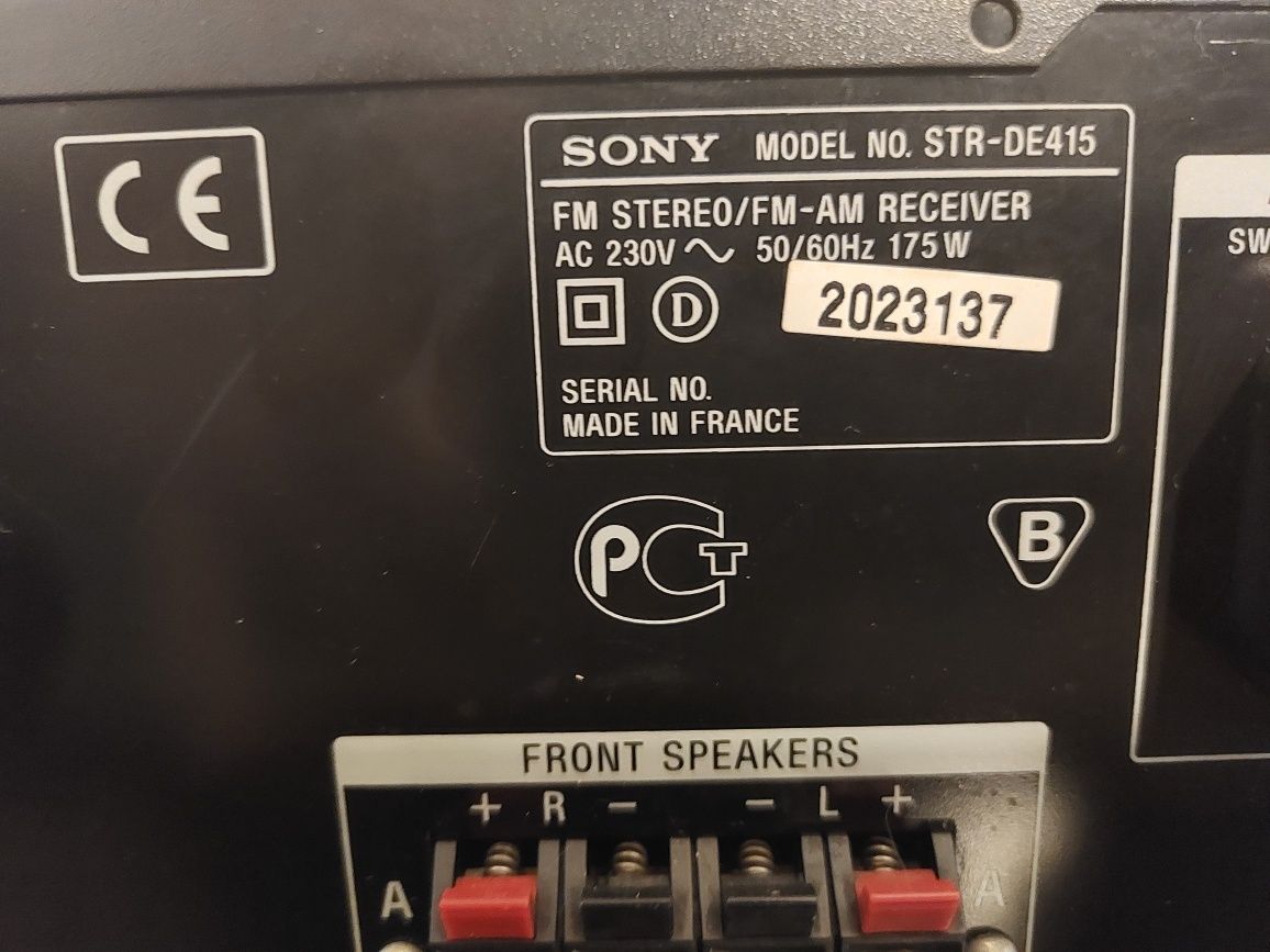Amplificador Sony 3X100W STR-DE415