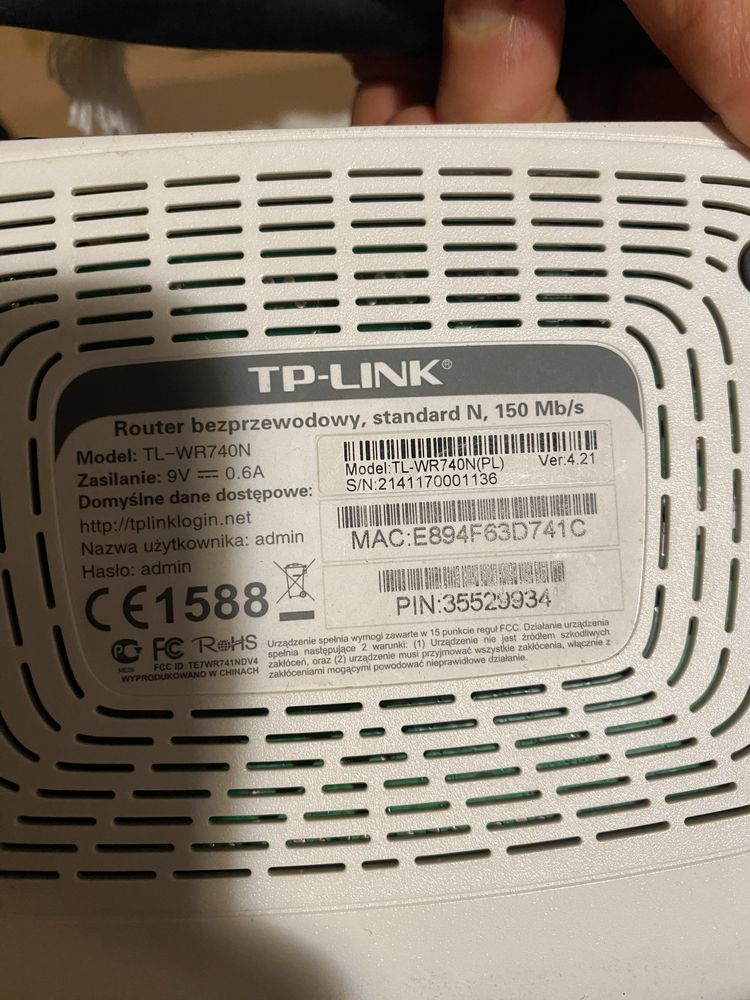 Router TPLink , 150 mb