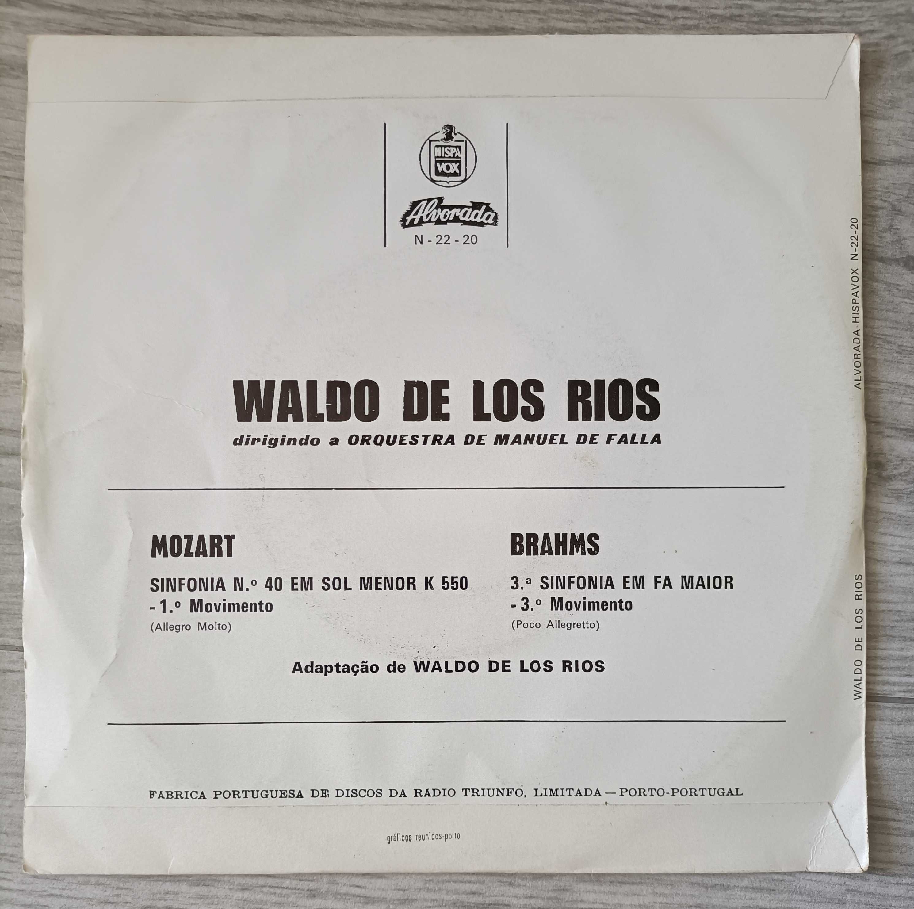 Waldo de los Rios - Mozart/Brahms - 7''
