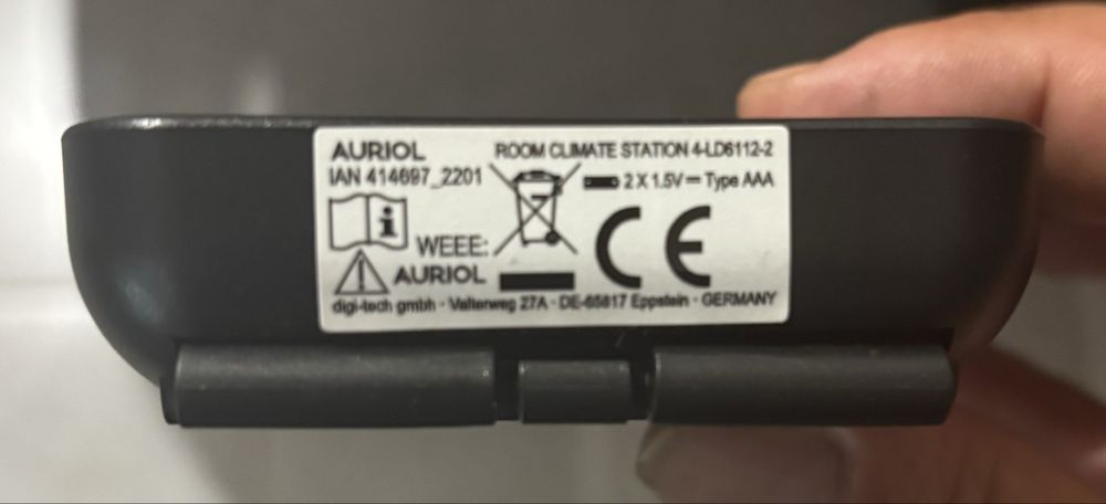 Termometro digital interior/exterior