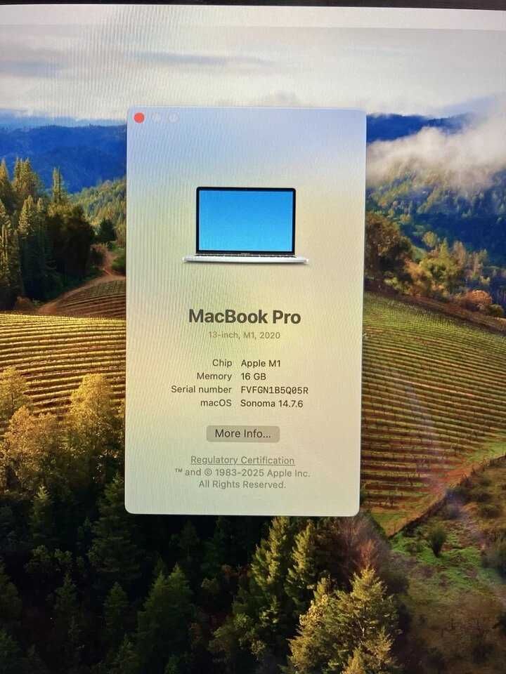MacBook Pro 13 cali z 2020 roku