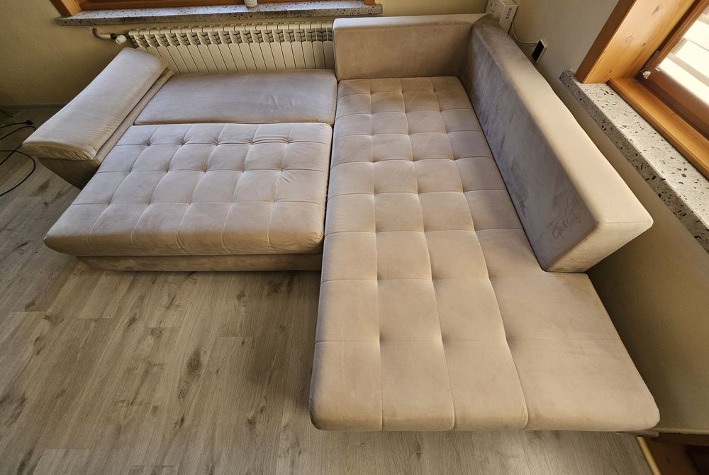 Narożnik z funkcją spania