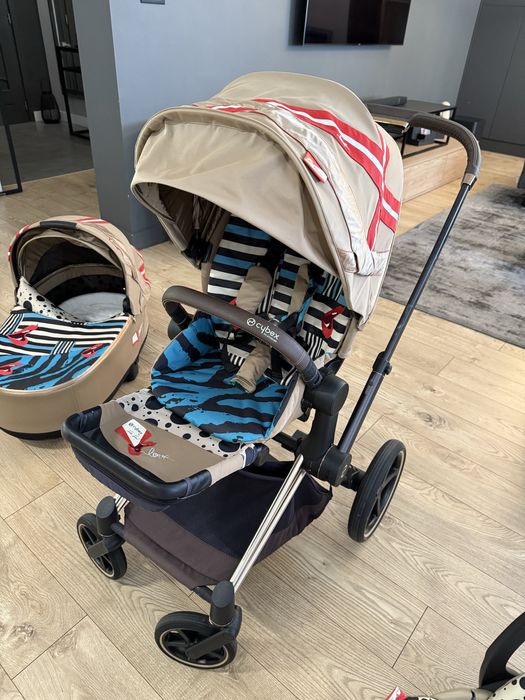 Wózek zestaw 4 w 1 Cybex Priam Karolina Kurkova