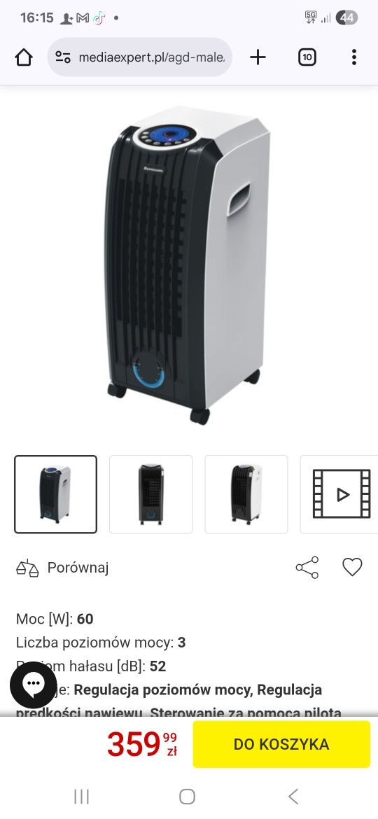 Klimator klimatyzator ravanson kr 7010