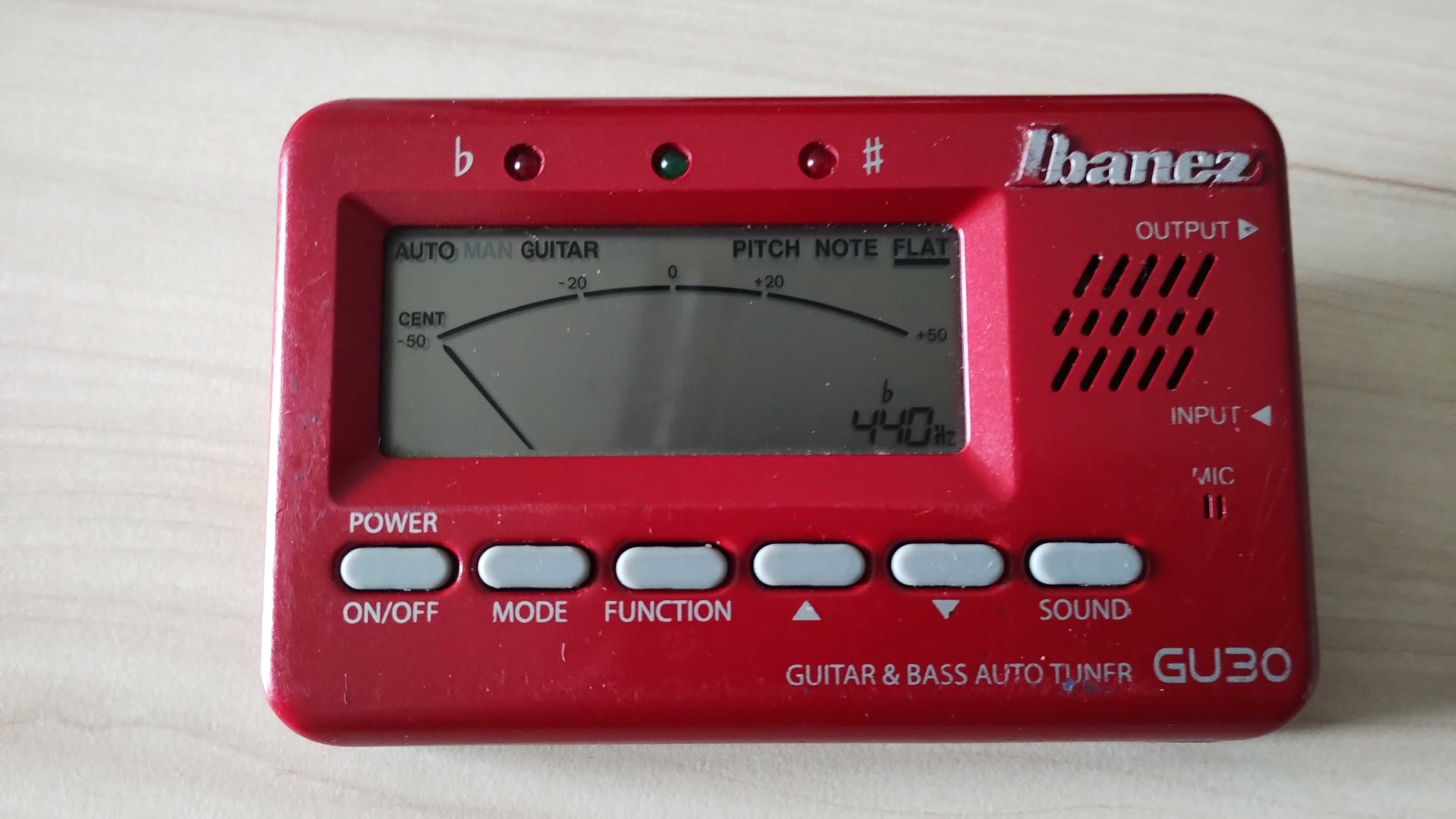 Ibanez gu30 tuner (stroik) gitarowy/basowy.