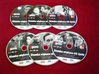 Serial "Stawka większa niż życie"  6 DVD