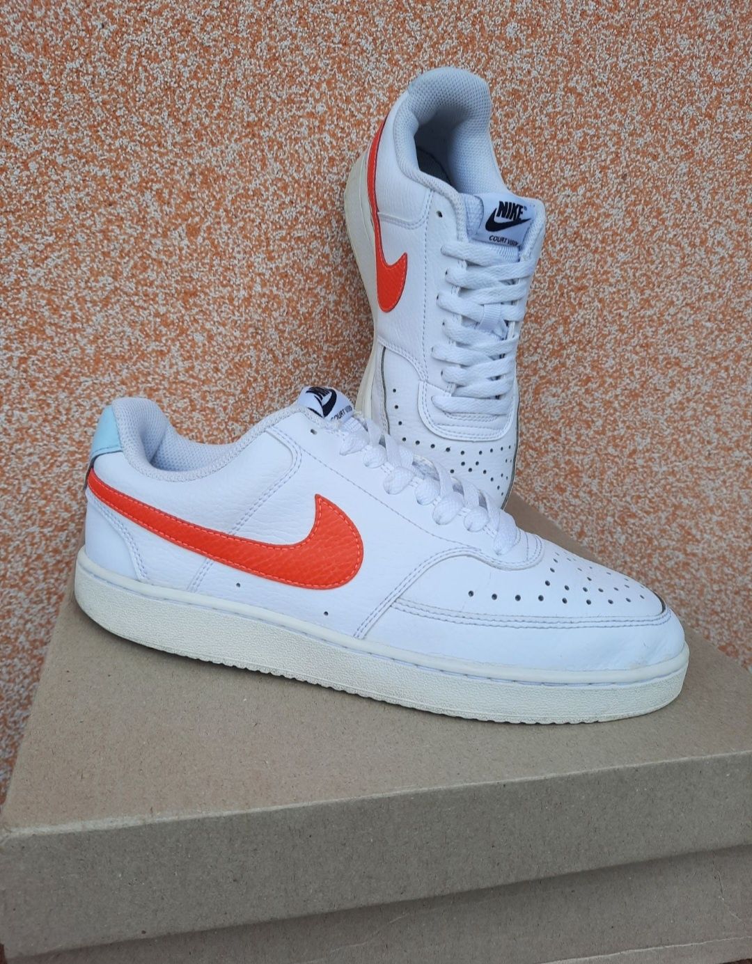 Кросівки жіночі Nike Court Vision Low 'White Bright Crimson" кросовки