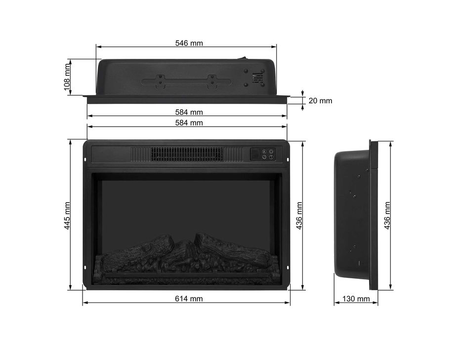 Електрокамін ArtiFlame AF23S / від виробника / электрический камин