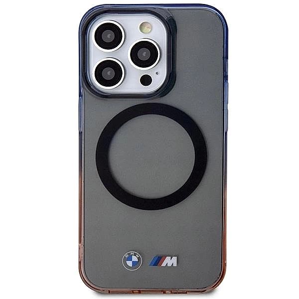 Etui BMW Gradient Bumper MagSafe na iPhone 14 Pro Max - szare