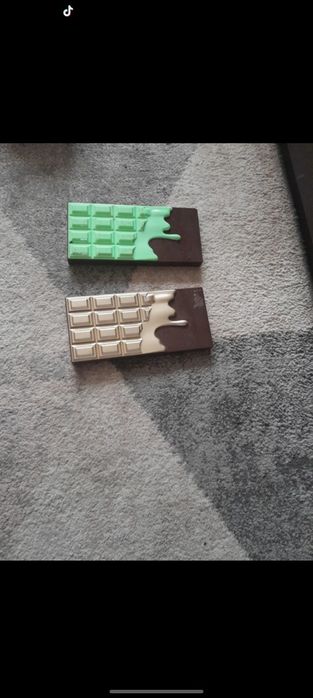 2 palety cieni czekolada